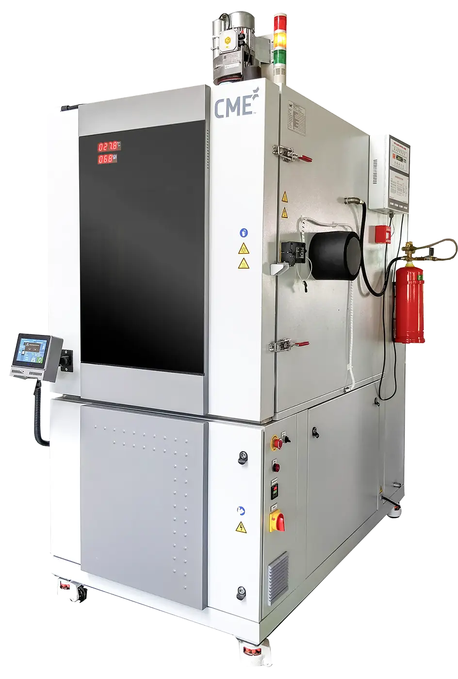 Reach-in battery test chamber for EV battery cell and module environmental testing