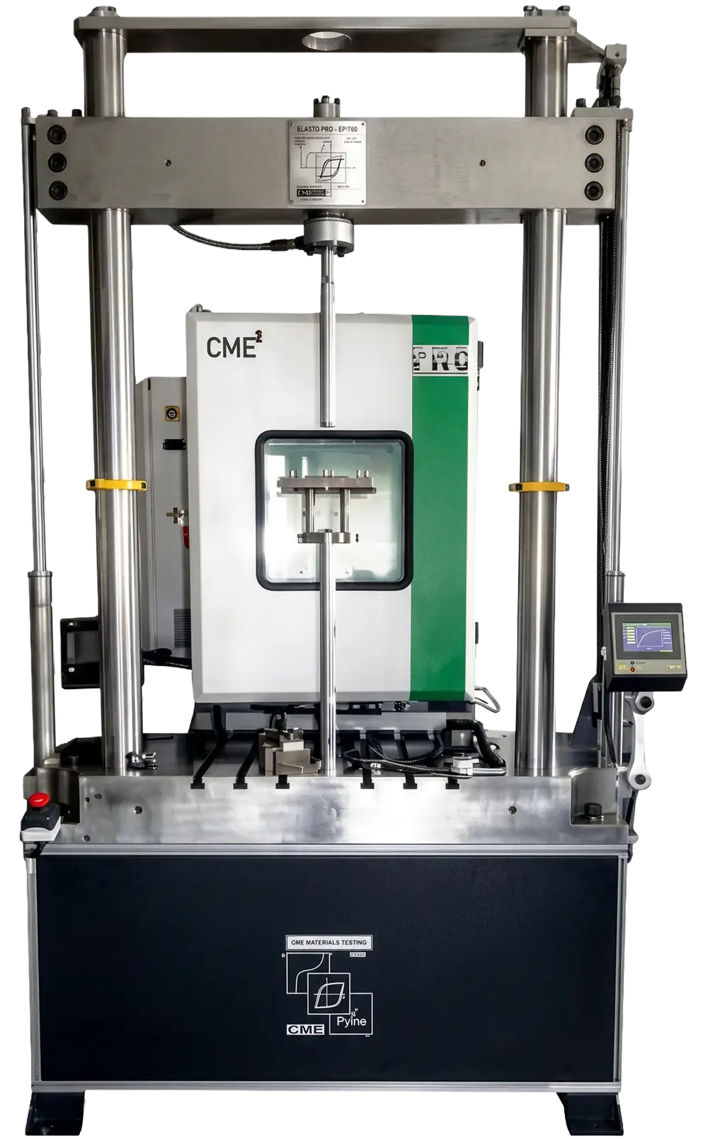 Climatic chamber integrated with universal testing machine for temperature dependent materials testing