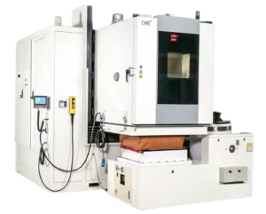 Environmental test chamber with vibration integration for combined temperature and vibration testing
