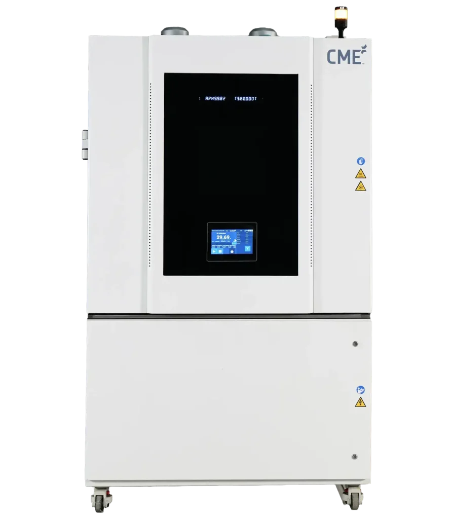 Reach-in environmental chamber for temperature and humidity reliability testing