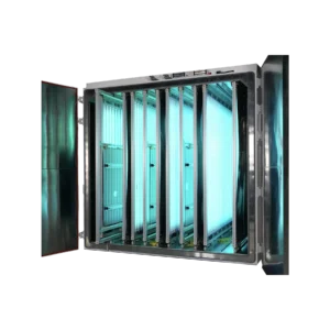 UV fluorescent lamp preconditioning chamber for photovoltaic module reliability testing