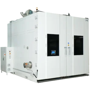 Large environmental test chamber for temperature humidity reliability testing