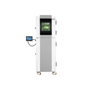 Thermal shock test chamber for rapid temperature transition environmental testing