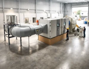 MIL-STD-810 sand and dust test chamber for environmental ingress testing