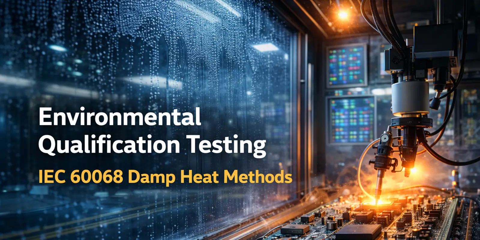 IEC 60068 damp heat environmental testing for reliability qualification of electronic components