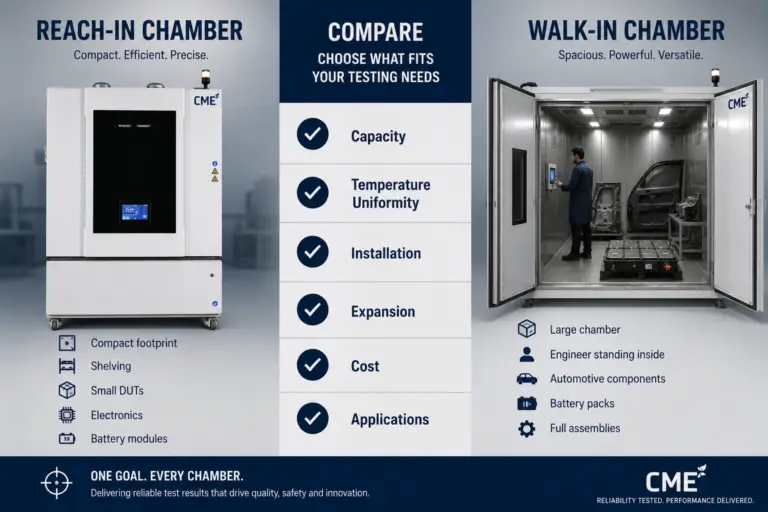 reach-in vs walk-in environmental test chambers