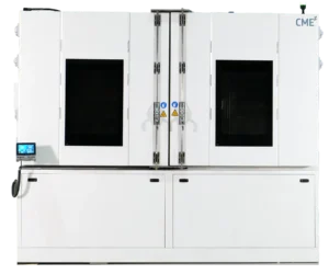 Front view of large thermal shock environmental test chamber for rapid temperature transition testing