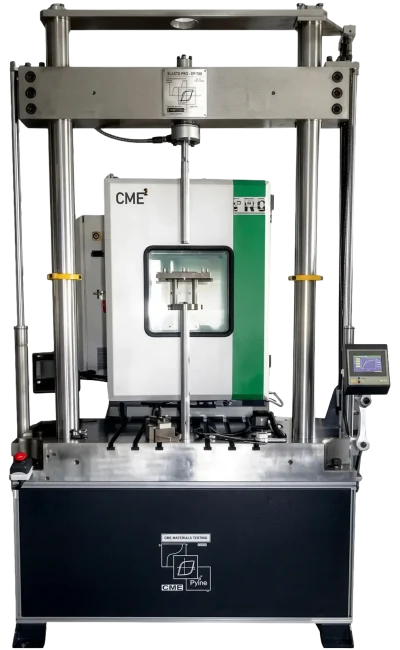 Climatic chamber integrated with universal testing machine for temperature dependent materials testing